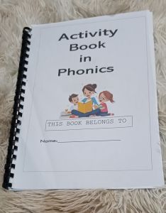 Activity book in phonics