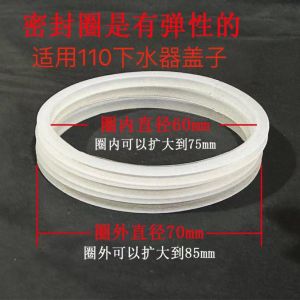 Vỏ Bọc Ống Thoát Nước Gốm Sứ Bằng Cao Su Cho Bồn Rửa Nhà Bếp Ngăn Chặn Rò Rỉ Nước Vòng Đệm Kín Dụng Cụ Nhà Bếp Phụ Kiện Bồn Rửa