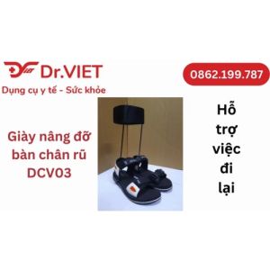 Giày nâng đỡ bàn chân rũ DCV03 hỗ trợ khớp chân cho người bị hội chứng bàn chân rũ