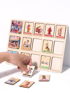 ของเล่นกระดานจับคู่ ของเล่นเชิงตรรกะ เสริมพัฒนาการ