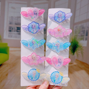Rapunzel ~ Glitter Acrylic Cute Cartoon Snowyprincess Barrettes Kids Baby Hair Rope Headdress Clip