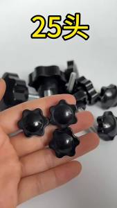 20/5PCS Star Hand Knob Screws Bolt M5x8 M5x10 M5x12 Carbon Steel Star Shape Head Thread Clamping Thumb Handle Machine Screw