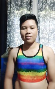 CHEST BINDER FOR LESBIAN - FULL RUBBER THREAD