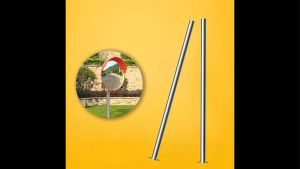 2M 2.5M 3M Pole for Convex Mirror 45CM to 100CM Outdoor Galvanized Steel Pipe Pole Stand Tiang Cermin Cembung Jalan Raya