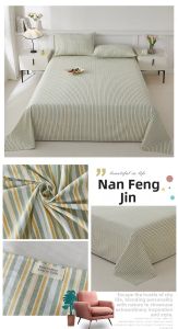 GRACE | Cotton Linen Cool Bed Sheet Single Set