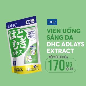 Viên Uống Sáng Da DHC Nhật Bản Adlay Extract Gói 60 Viên (60 Ngày) – Giúp Da Trắng Sáng Mịn Màng