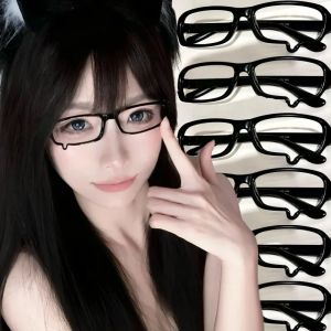 Y2K Retro Crying Tears Glasses Frame Teardrop Anime Cosplay Eyewear Subculture Fashion Accessory for Makeup Role Play