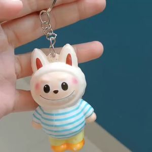 GANTUNGAN KUNCI SQUISHY LABUBU KARAKTER LUCU ISI 1 PCS/3PCS/5 PCS-METRO PERMATA STORE