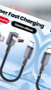 Cáp Sạc Nhanh Type C 66W Ngắn 90cm ° Cáp Sạc USB C Hình Chữ L Cho iPhone 15 16 17 Sạc Dự Phòng Huawei - Dây Sạc 15/25/50cm