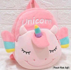 Tas Ransel Anak Boneka Unicorn Tas Ransel Unicorn Face Tas Ransel Anak Girl Depan Resleting