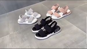 EVEREST Slippers Sandal Karet Wanita Bahan Lentur Model Sling Back Tali Terlaris