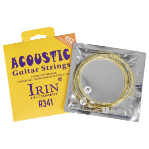 IRIN | IRIN Acoustic Guitar Strings 6Pcs/Set Hexagonal Alloy Steel Core Rustproof Acoustic Guitar Strings Guitar Parts & Accessories