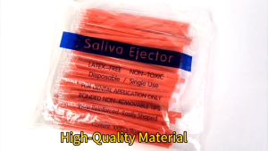 100 Pcs Flexi Dental Saliva Ejector Sunction Tips Qolu