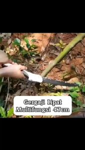 Gergaji Lipat Portable Multifungsi 210MM Portabel Folding Wood Hand Saw / Alat Pemotong Kayu Dahan Pohon Bonsai Triplek Super Tajam / Peralatan Berkebun Mudah Digunakan / Perlengkapan Perkakas Mata Pisau Anti Karat Multifungsi - GP Mall