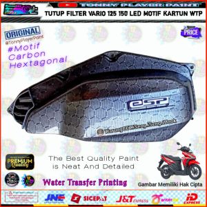 Tutup Box Fiilter Carbon Honda Vario 125 150 Led