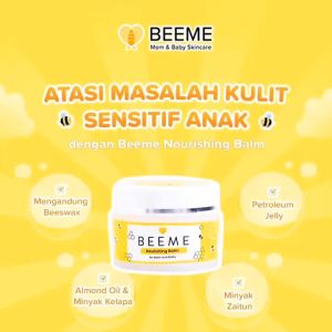 BEEME Nourishing Balm 15gr / BEE ME Skincare Pelembab Kulit Ibu Anak Bayi / BEEME MEMBER PLATINUM BANDUNG