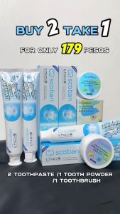 Buy 2 Take 2 Scoban toothpaste teeth Whitening toothpaste HyaluronicAcid Reduces Plaque Tooth Powder