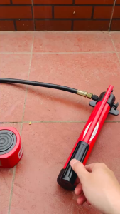 Kích Con Đội Thủy Lực FPY10 Kích Lùn 10 Tấn Thân Cao 53mm Bảo Hành 6 Tháng