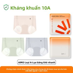 Quần lót tam giác AIMO cho nữ làm bằng lụa băng mỏng kháng khuẩn