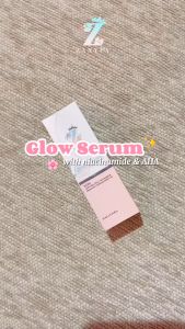 Zanypa Skin - Glow Serum Eksfoliasi with Niacinamide & AHA 10 ML Membantu mencerahkan kulit wajah noda hitam
