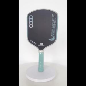 PEGASUS 16MM Pickleball Paddle T700 Carbon Fiber Textured Surface Polyer Honeycomb Core Wide-body Paddle Enhanced Power&Spin