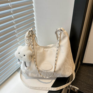 Túi Tote Da Dày Dung Tích Lớn Túi Tròn Dây Đeo Chéo Thường Ngày Túi Xách Nữ Túi Xách Tote Dây Đeo Chéo Dây Đeo Một Lòng Túi Xách Dày