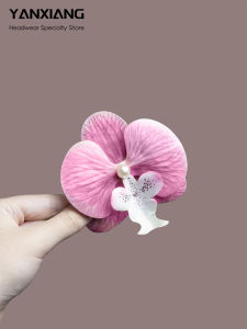 Yanxiang Pure Desire Butterfly Orchid Hair Clip Beach Vacation Simulation Flower Headwear Sweet Style Side Clip