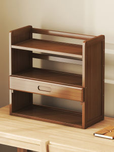 Indoor Desktop Bookshelf Simple Multi-layer Storage Rack Office Computer Desk Organizer Home Indoor Small Bookcase Display Shelf
