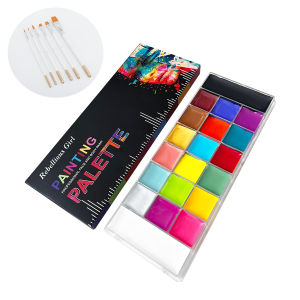 สีเพ้นท์หน้าและตัว 20 สี - สีสันสดใส ติดทนนาน สำหรับผู้ใหญ่ ใช้เพ้นท์ตัว คอสเพลย์ และแต่งหน้าฮาโลวีน