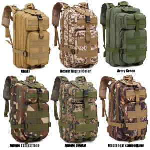 Người Đàn Ông túi đi bộ đường dài dây đai tùy chỉnh 3P Ba-lô quân đội Oxford ba lô chiến thuật Cho Đi Bộ Đường Dài Cắm Trại Leo Núi