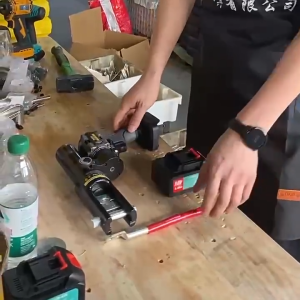 Kìm bấm cos thủy lực YG-300 – Ép cốt lục giác 16-300mm² – Dùng pin 10 cell tặng 2 pin – Dụng cụ chuyên nghiệp