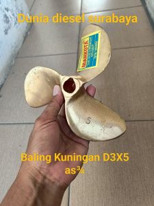 Baling Kuningan D3X5 as¾ untuk perahu nelayan bahan Kuningan berkualitas