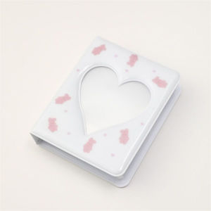1pc Cute Bear Photo Album 3 Inch Love Heart Hollow Picture Storage Case Kpop Card Binder Name Card Book Photocard Holder