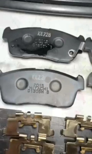 PERODUA MYVI 1ST MODEL 2005 SUZUKI ERV HITACHI JAPAN FRONT BRAKE PAD WITH 4 BRAKE CLIP 100% ORI