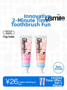 usmile | Fluoride and Calcium Protecting Childrens Toothpaste