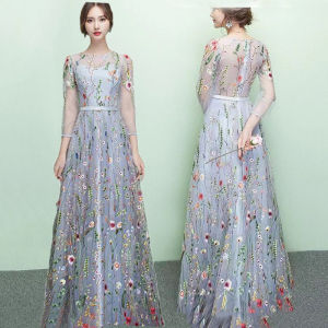 Female Evening Dress Pure Color 2025 Front Short Rear Long Party Elegant Prom Gown For Women