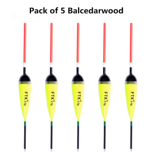 5pcs Balcedarwood Fishing Float Carp Fishing Line Vertical Float Long Tail Drifting Fishing Gear Accessories