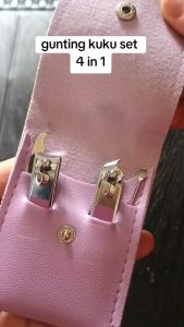 4 IN 1 NAIL CUTTER SET MANICURE SET NAIL CLIPPER EAR PICK PEDICURE TOOL SET KETIP KUKU