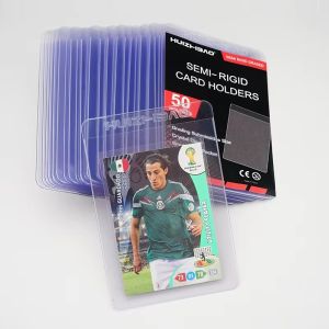 50pcs Semi Rigid ผู้ถือบัตร-แขน Fit Standard Grading การ์ดเบสบอลการ์ดสําหรับเกรดการ์ด Submittions หนาวัสดุ