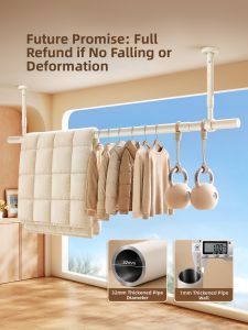 WEILAISHI | Invisible Drying Rack Wall Mounted Adjustable