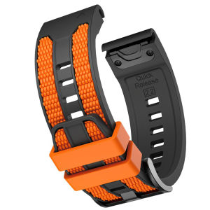 QuickFit 22mm 26mm Silicone Strap For Garmin Fenix 8 8 Pro 7X 6X 5X/Epix Pro/Forerunner 970 965 Instinct 3 2X Bracelet Watchband