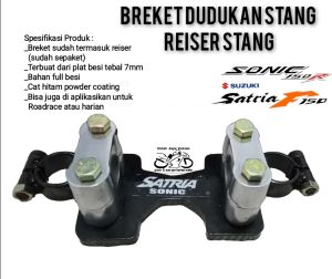 Breket Dudukan Stang Satria Fu Dan Sonic Dudukan Breket Raiser Stang Honda Sonic Dan Suzuki Satria Fu
