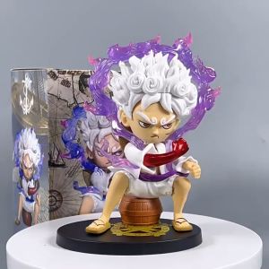 Mô hình Luffy ngồi thùng gỗ cao 17cm. Mô hình OnePiece.