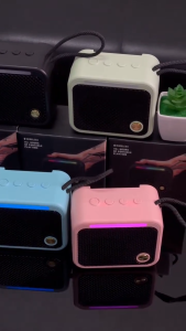 ลำโพงบลูทูธ M300mini กำลังขับ8W รองรับUSB TF ปรับ-ปิดไฟได้ ลำโพงไร้สาย เชื่อม2เครื่องได้ ลำโพงเล็กมีซับเบส