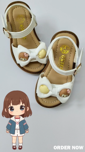 GRACE | Kids Cute Bowknot Anti-Slip Rubber Sole Girl Strap Sandals Ultra Lightweight Soft & Comfortable Size 21-25