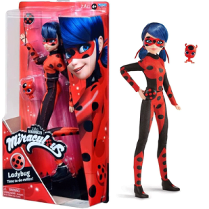 Wonder Girl Ladybug Reddy Black Cat Roll Marina Doll Model Decoration Female Toy Jointed Plastic Collectible Home Decor Gift