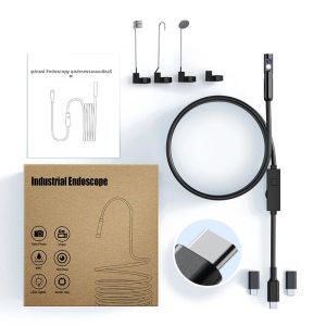 2MP OTG กล้อง Endoscope ยานยนต์กล้องตรวจสอบ Boroscope อุปกรณ์สําหรับ Apple Iphone IOS โทรศัพท์สมาร์ท Android Type C รถยนต์