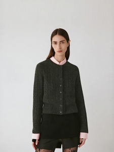 ICICLE | New Cashmere Alpaca Silk Blend Knitted Cardigan