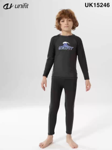 UNIFIT Kids Rash Guard Long Pants Terno Attirre Boys UK-15246