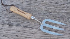 Berry & Bird Stainless Steel Kid Range Hand Fork - Safe and Durable Gardening Tool for Young Gardeners